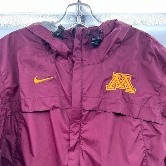 Nike Windbreaker Jacket Women's Size XS Minnesota Full Zip Long Sleeve Hooded - Picture 2 of 9